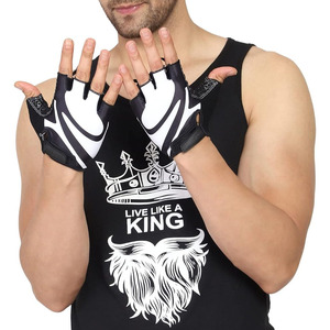 Gants de sport respirants avec panneaux en mesh et paume renforcée pour hommes et femmes, avec grip antidérapant pour l'exercice - Product Image 2