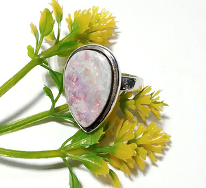 Natural Australian Opal Doublet Multi Fire Ring, Solid 925 Starling Silver Ring Adjustable Ring For Girls & Women - Product Image 6
