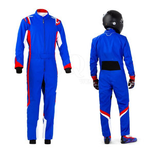 Combinaison de course automobile légère et respirante en polyester/nylon pour les pilotes de sport automobile professionnels - Confortable, séchage rapide, toutes tailles - Product Image 4