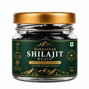 Resina de Shilajit del Himalaya Premium 100% Auténtica, Procedente de las Montañas del Himalaya, Rica en Ácido Fúlvico al 82%+ - Product Image 1