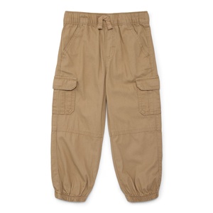 Pantalon cargo unisexe pour bébé et tout-petit, à carreaux, délavé, avec poches latérales, coupe ample, taille élastique, best-seller - Product Image 2