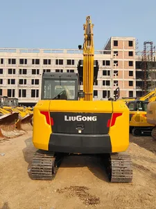 Excavadora de cadenas LiuGong 9075F usada, excavadora hidráulica de 7 a 8 toneladas para movimiento de tierras en construcción - Product Image 4