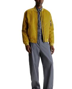 Gran oferta, chaqueta Bomber de nailon con bolsillos de manga a la moda informal para hombre, ropa deportiva para exteriores de talla grande, chaqueta de vuelo, piel de cuero transpirable - Product Image 5