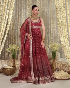Salwar Kameez Formal de Verano para Mujer, Calidad Premium, Tela de Viscosa, Seda, Algodón, Lino y Poliéster, Sin Arrugas, Secado Rápido, para Fiestas - Product Image 3