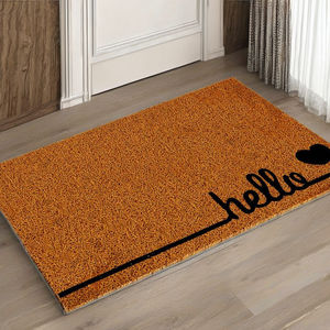 Tapis de porte durables et modernes en PVC antidérapant pour hôtel et maison, avec logo personnalisé et design gaufré de bienvenue, pour usage extérieur/intérieur - Product Image 3
