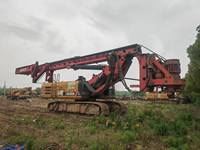 Foreuse rotative SANY SR285, couple de 285 kNm, poids de 100 tonnes, puissance de 300 kW, pour fondations de pieux de ponts et de ports