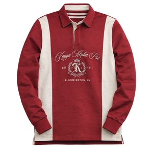 <span class=keywords><strong>Polo</strong></span> a <span class=keywords><strong>Maniche</strong></span> <span class=keywords><strong>Lunghe</strong></span> <span class=keywords><strong>Kappa</strong></span> Alpha Psi con Pannelli, Abbigliamento per Fraternità Greca, Vestibilità Atletica, Comfort Premium e Stile Moderno e Pulito - Product Image 4