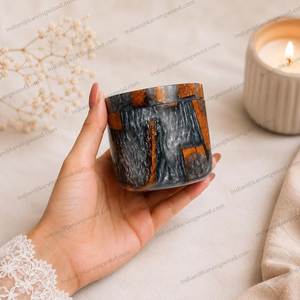 Wooden Sandalwood Resin Epoxy Magnetic Bakhoor Burner Religious Eco-Friendly Durable Japanese <b>Incense</b> - Product Image 4