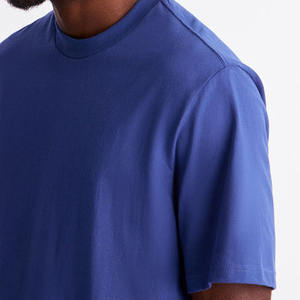 Camiseta de Manga Corta para Hombre con Logotipo Personalizado, 100% Algodón, Cuello Redondo, Color Sólido, Informal, Fabricante de Camisetas para Hombre, Marca Privada OEM ODM USA - Product Image 2