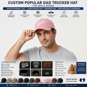 Gorra de Camionero Personalizada para Papá, Unisex, Ajustable, de Mezclilla, con Logotipo Bordado en 3D, Informal, para Deportes al Aire Libre, Transpirable e Impermeable - Product Image 2