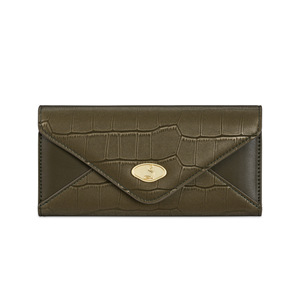 Prime Prices Best Quality Embossed <b>Envelope</b> Clutch Bag Lightweight Purse Daily Commute Ladies Wallet Leather - Product Image 2