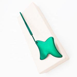 ขนตาปลอมกระจกรูปผีเสื้อพลาสม่าสีเขียวทึบทำจากสเตนเลสติดฉลากส่วนตัว - Product Image 4