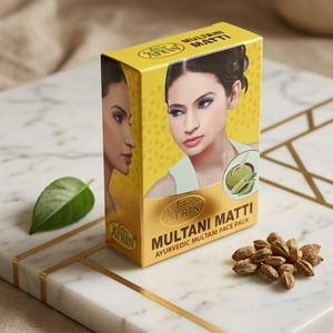 Mascarilla Facial de Arcilla Multani Matti Pura Afrin, Aclara la Piel, Controla la Grasa, Tratamiento para el Acné, Antiarrugas, Nutritiva - Product Image 5