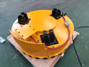 <span class=keywords><strong>Ventouse</strong></span> électromagnétique de 3000 kg en matériaux de qualité supérieure pour le levage de ferraille en utilisation avec une excavatrice - Product Image 4