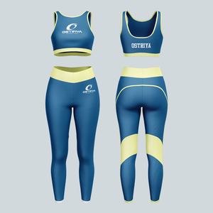 ชุดโยคะผ้าเนื้อนุ่มแขนยาว ยืดได้สี่ทิศทาง ชุดออกกำลังกายสำหรับผู้หญิง คุณภาพสูง เสื้อและกางเกงโยคะ ลดราคา - Product Image 6