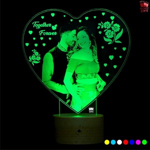 Top Quality Personalized 3D Illusion LED <b>Lamp</b> with Custom Name and Photo Design for Home Decor Gifts and Special Occasions - Product Image 2