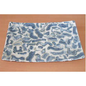 Bandeja de mosaico de conchas de coral, artículos de vidrio y manteles individuales con diseño de mosaico, tamaño 40x20cm - Product Image 1