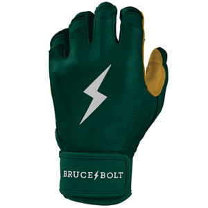 ถุงมือตีเบสบอล Bruce Bolt แบบนิ่ม ทำจากหนัง Cabretta  น้ำหนักเบา ทนทาน  ปิดด้วยแถบตีนตุ๊กแก  ใช้ได้ทั้งมือซ้ายและขวา  รับทำโลโก้และสีตามสั่ง (OEM) - Product Image 4