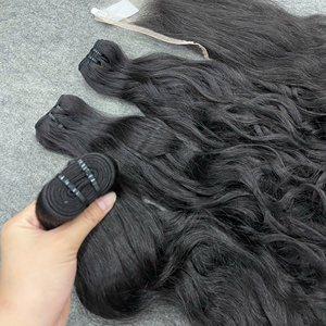 Paquetes de Cabello Humano Vietnamita 100% Natural Ondulado con Cierre de Encaje HD de 8 a 34 Pulgadas - Proveedor Mayorista - Product Image 2
