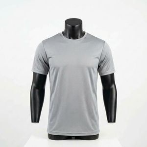 Camiseta Deportiva Personalizada para Hombre, Ajustada, Transpirable, Lisa, al por Mayor, para Gimnasio y Running - Product Image 1