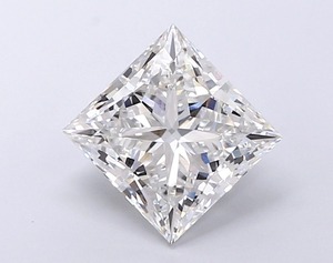 Diamant de 4,20 carats, qualité VS1, taille princesse, pierre cultivée en laboratoire CVD, polissage excellent, pour bijoux de mariage solitaires de luxe sur mesure. - Product Image 1