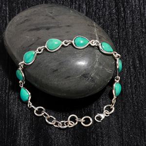 Top Grade Best Seller Arizona Turquoise <b>Bracelet</b> 925 Sterling <b>Silver</b> Gemstone Women Fine Jewelry for Women At Wholesale Price - Product Image 3