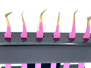 แหนบต่อขนตาอเนกประสงค์สแตนเลส แหนบต่อขนตาแบบทนทาน ดีไซน์ปลายแหลม - Product Image 3