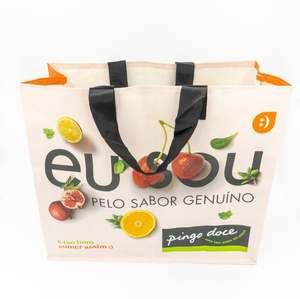 Venta al por mayor personalizado reutilizable laminado PP tejido bolsas de la compra ecológica bolsa de mano con asa para de Haplast Vietnam - Product Image 5