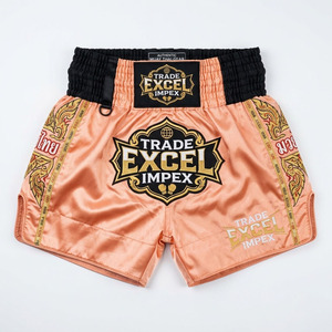 Trade Excel Impex - Pantalones Cortos de Muay Thai y MMA Transpirables con Frente Sólido Personalizables, Ecológicos y de Secado Rápido para Unisex - Product Image 1