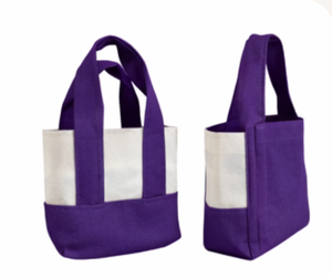 Sac fourre-tout personnalisé avec logo imprimé, sac d'épicerie réutilisable, sac en toile miniature pour tous les jours, sac de plage en toile de coton avec fermeture éclair - Product Image 2