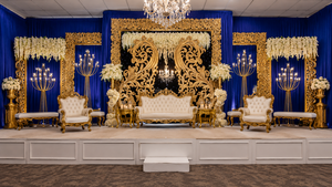 Best Wedding Event 3D Back Stage Vancouver Top Wedding 3D Back <b>Frame</b> Stage New Elegant Wedding Fiber Stage Decor Canada - Product Image 4