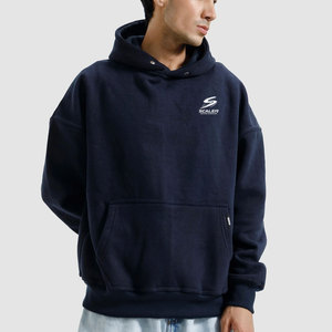 Comfortable Soft Fabric Cotton Blended Baggy Hoodie Premium High Quality Loose Fit Warm Casual Everyday Wear Men - Product Image 1