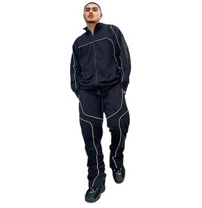 Survêtements d'hiver pour hommes personnalisés 2024, logo personnalisé, coupe régulière, réfléchissants, 100% coton, respirants, séchage rapide, couleur personnalisable - Product Image 4