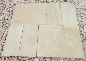 หินทรายสีเขียวราช แผ่นหินธรรมชาติและกระเบื้องที่ทนทานสำหรับสถาปัตยกรรมสไตล์มรดก - Product Image 3