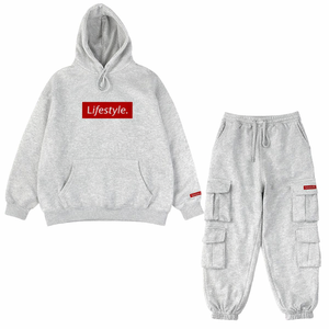 ชุดวอร์มแบบพรีเมี่ยมสำหรับผู้ชายชุดวอร์มสำหรับใส่ออกกำลังกายจ๊อกกิ้ง - Product Image 1