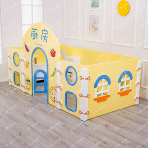Maison de jeu <span class=keywords><strong>en</strong></span> MDF pour enfants d'âge préscolaire, centre de jeu d'imitation intérieur, mobilier de jeu dramatique pour <span class=keywords><strong>la</strong></span> <span class=keywords><strong>maternelle</strong></span> - Product Image 4