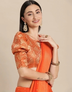 Sari de chifón estampado KV estilo Bollywood - Product Image 4