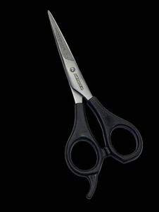 Ciseaux de barbier à lames super affûtées, manche en plastique, lame dentelée pour une coupe antidérapante en acier japonais - Product Image 6