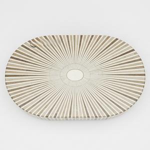 Mesa con Incrustaciones de Hueso de ILAHI, Diseño Moderno con Detalles de Ágata, Almacenamiento Portátil, Muebles para el Hogar - Product Image 3