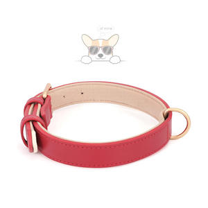 Collier pour chien en cuir le plus vendu, respirant, imperméable, classique, rembourré et doux, avec boucle réglable - Product Image 2