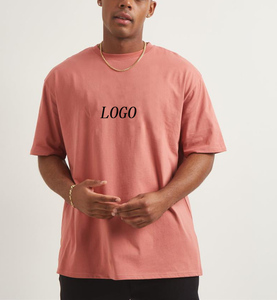 T-shirt Homme Personnalisé Coupe Boxy Oversize Court Col Rond 240 Grammes Coton Lourd Uni Streetwear - Product Image 5