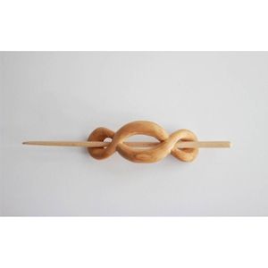 Venta al por Mayor de Palillos para el Cabello de Madera Ecológicos, Accesorios de Moda de Cristal, Pasadores para el Cabello - Product Image 4