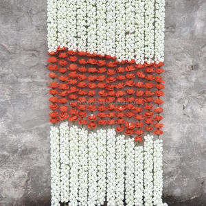 Guirlandes artificielles de jasmin et de roses écologiques de 1,20 m pour décoration de mariage indien, toile de fond de fête, Haldi, Mehendi et événements - Product Image 2