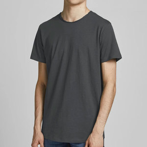 Camisetas de Moda Unisex de Primera Calidad al por Mayor, Camiseta de Algodón Supima Pima Marrón para Damas, Hombres y Unisex, Algodón Peinado - Product Image 1