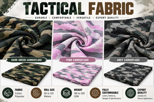 Telas de Camuflaje Tácticas Premium, Textil Resistente con Estampado Bosque, Totalmente Personalizable, Pedidos al por Mayor Válidos Según ISO, Fabricante - Product Image 5