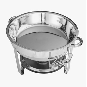 ชุดอุ่นอาหารทรงกลมพรีเมียม ขนาด 4 ควอร์ต จำนวน 2 ชิ้น สำหรับจัดเลี้ยงบุฟเฟ่ต์ ราคาดีที่สุด - Product Image 1