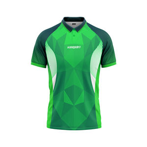 Polo de sport unisexe de haute qualité, respirant et sans couture, personnalisable OEM ODM, pour golf, fitness, sportswear de printemps, imprimé teamwear - Product Image 1