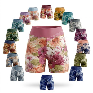 Shorts de sport personnalisés de qualité supérieure, tendance, sans coutures, confortables, extensibles, légers, pour le yoga, la remise en forme, la course à pied et le cyclisme - Product Image 1