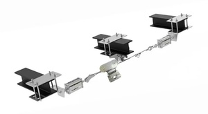 Sistema de Detención de Caídas Marca SS980 HM - Línea de Vida Horizontal con Polea de Acero Inoxidable de 13 mm, Color Natural, OEM - Product Image 3