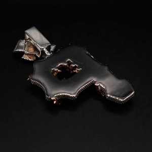 จี้เงินรูปตัวอักษรฮิปฮอปสุดหรู ประดับเพชรโมอิสซาไนต์ทรงบาแกตต์แบบกำหนดเอง - Product Image 2